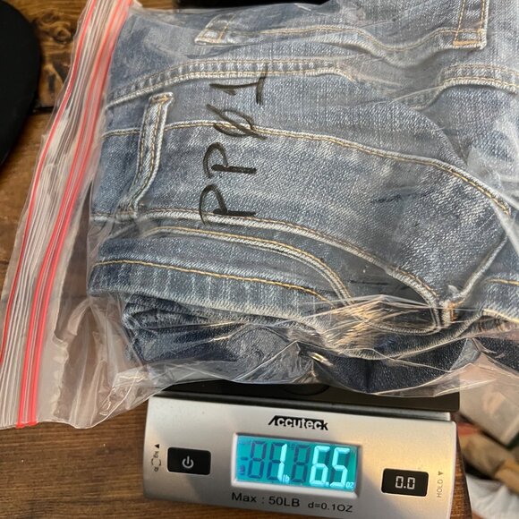 VS Victoria’s Secret Hipster Bootcut Blue Denim Jeans Size 10 TALL Y2K - Picture 13 of 13